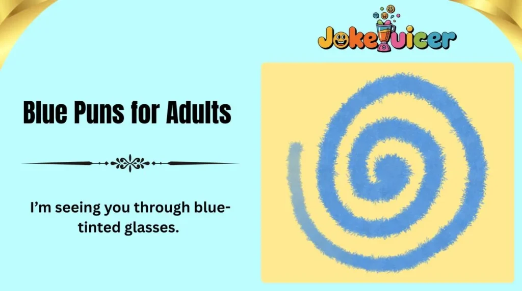 Blue Puns for Adults