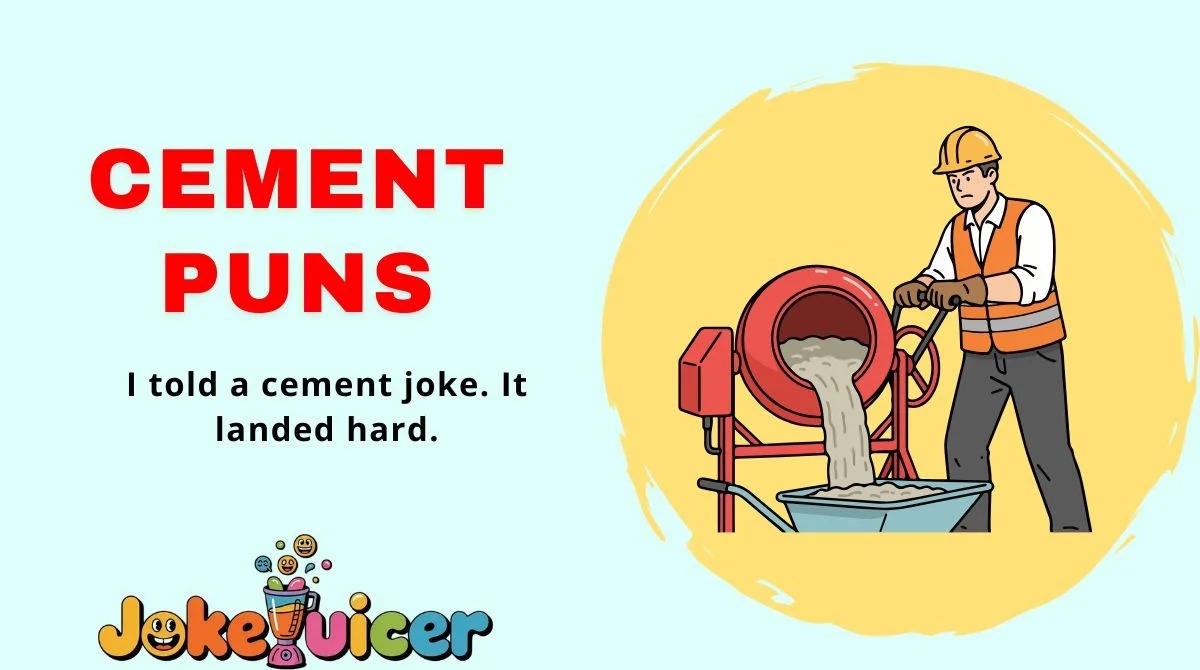 Cement Puns