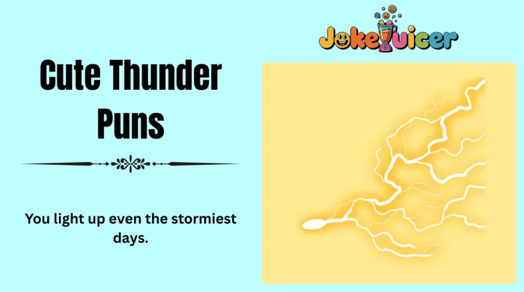Cute Thunder Puns
