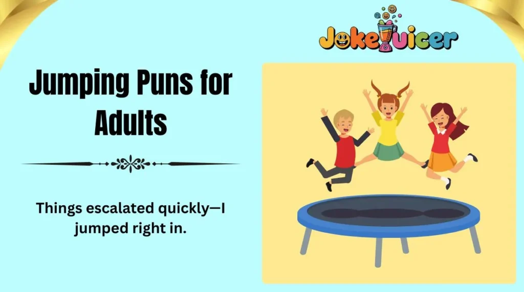 Jumping Puns for Adults