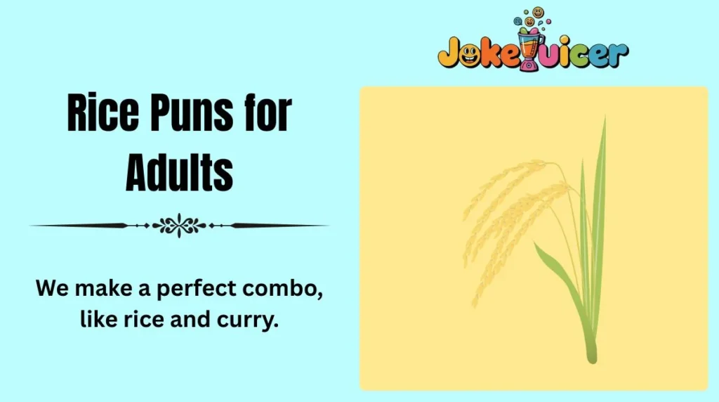 Rice Puns for Adults