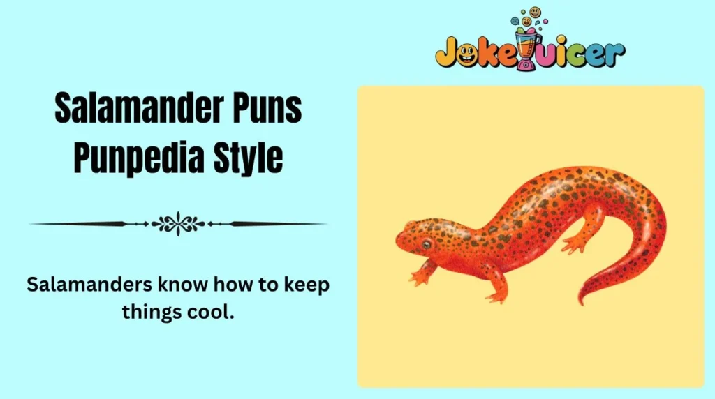 Salamander Puns Punpedia Style