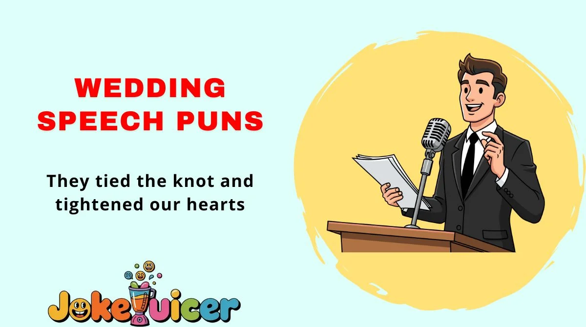 Wedding Speech Puns