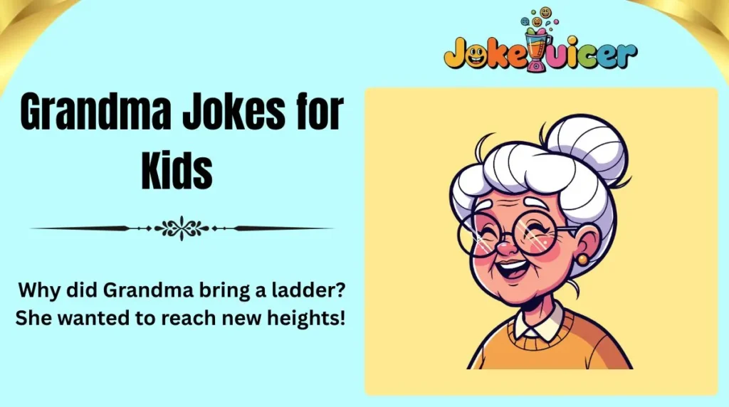 Grandma Jokes for Kids
