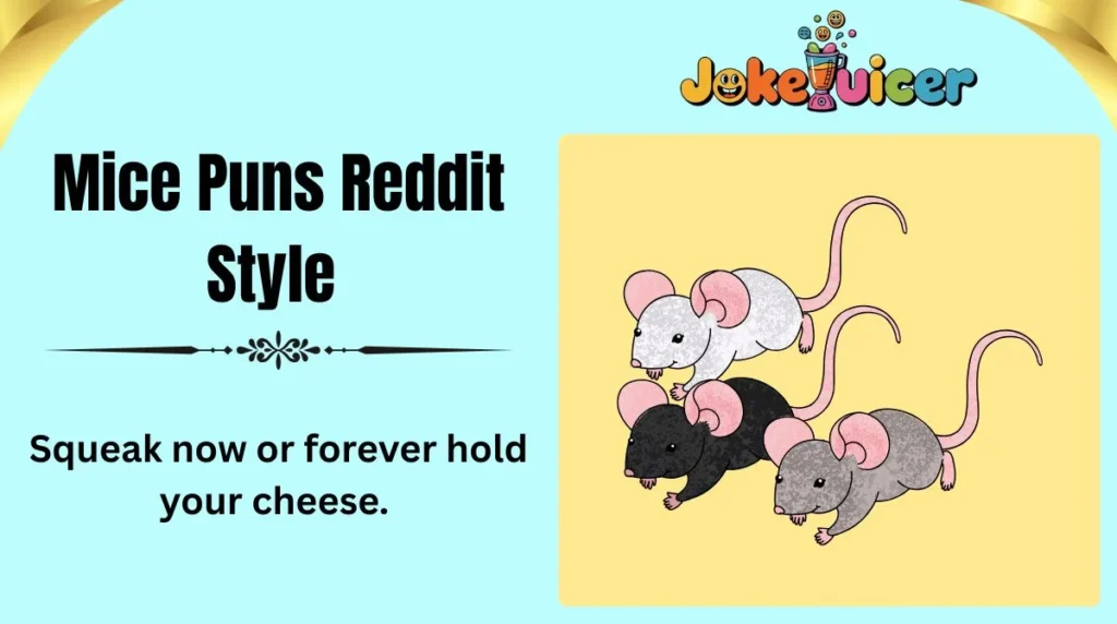 Mice Puns Reddit Style
