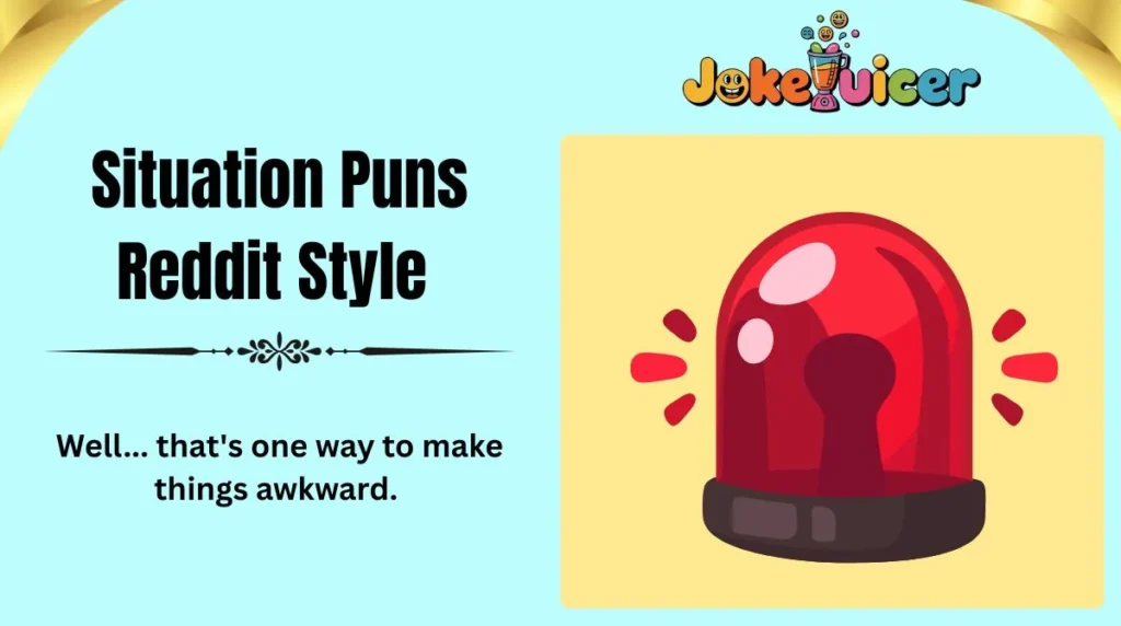 Situation Puns Reddit Style