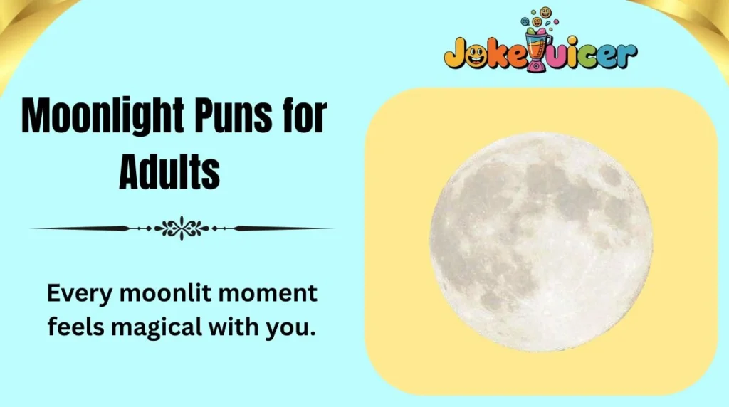 Moonlight Puns for Adults
