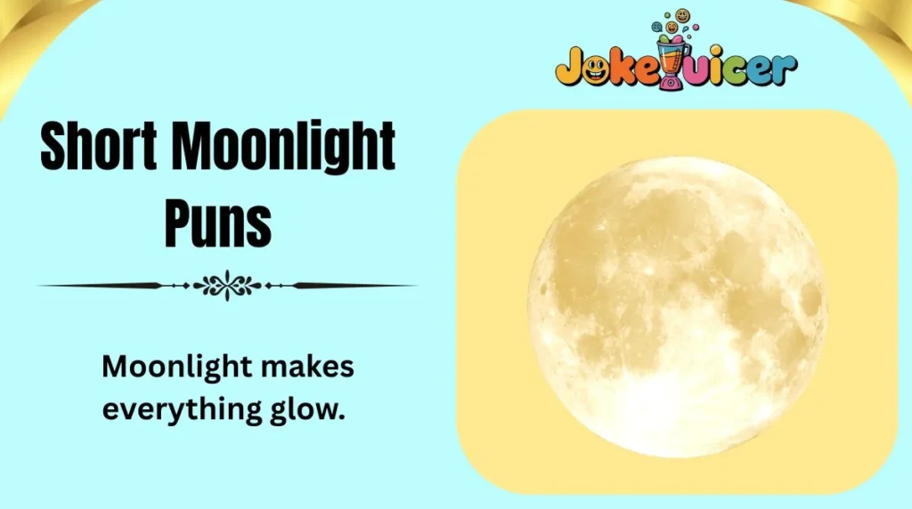 Short Moonlight Puns