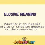 Elusive Meaning