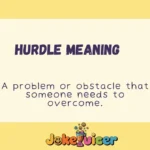 Hurdle Meaning