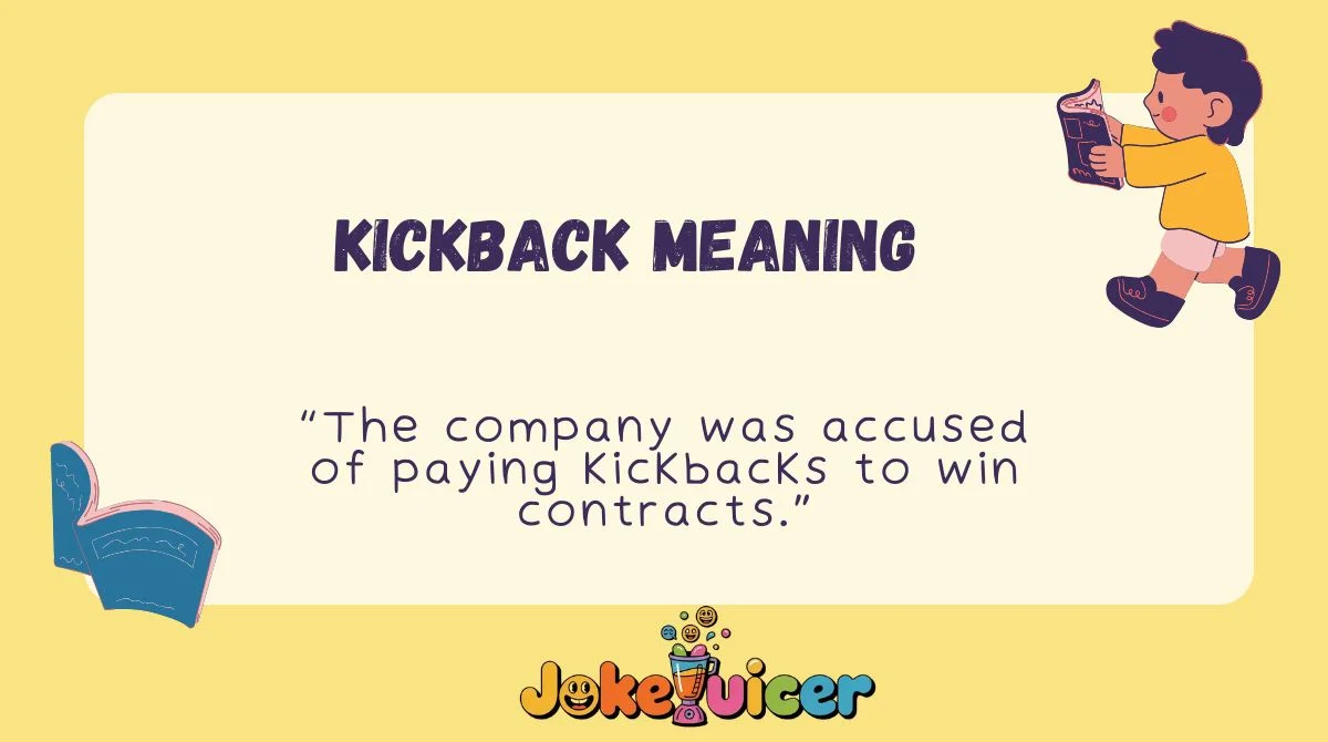 Kickback Meaning